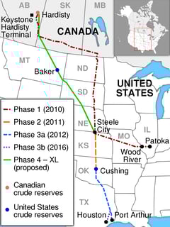 Picture of Keystone Pipeline