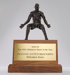 Picture of NBA Defensive Player of the Year Award