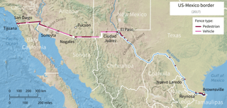 Picture of Mexico–United States barrier