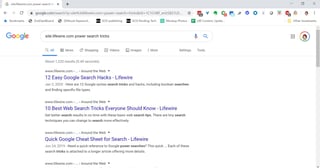 Picture of Google Search