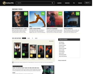 Picture of Metacritic