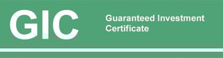 Picture of Guaranteed investment certificate