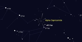 Picture of Alpha Capricornids