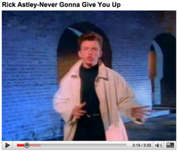 Picture of Rickrolling