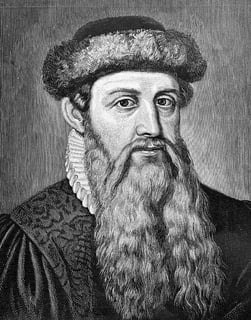 Picture of Johannes Gutenberg