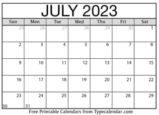 Picture of July