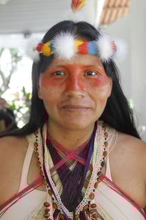 Picture of Huaorani people