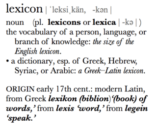 Picture of Lexicon
