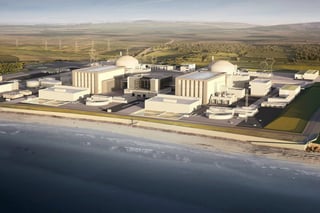 Picture of Hinkley Point C nuclear power station