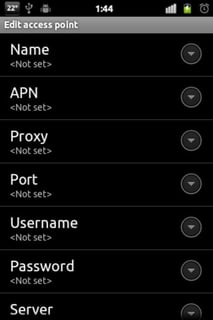 Picture of Access Point Name