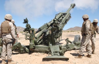 Picture of M777 howitzer