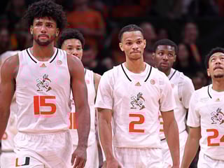 Picture of Miami Hurricanes men's basketball