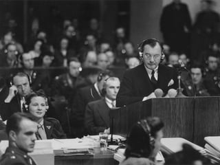 Picture of Nuremberg trials