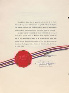 Picture of North Atlantic Treaty