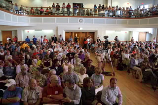 Picture of Town hall meeting