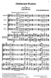 Picture of Chichester Psalms