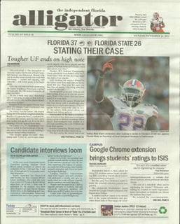 Picture of The Independent Florida Alligator