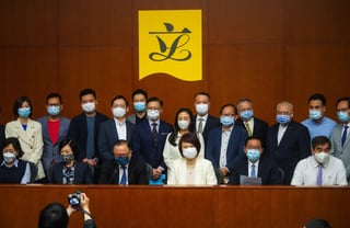 Picture of Pro-Beijing camp
