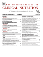 Picture of The American Journal of Clinical Nutrition