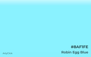 Picture of Robin egg blue