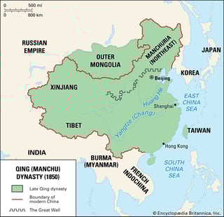 Picture of Qing dynasty