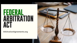 Picture of Federal Arbitration Act