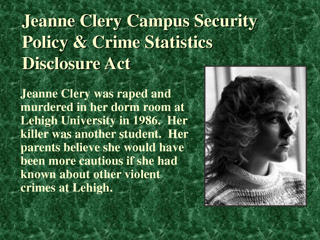 Picture of Clery Act