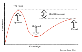 Picture of Dunning–Kruger effect