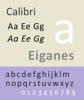 Picture of Calibri