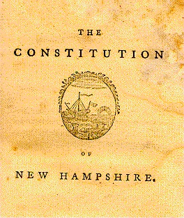 Picture of Constitution of New Hampshire