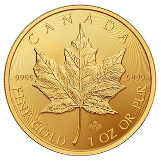 Picture of Canadian Gold Maple Leaf