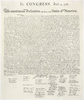Picture of United States Declaration of Independence