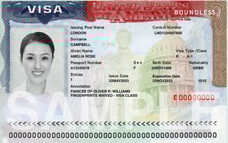 Picture of K-1 visa