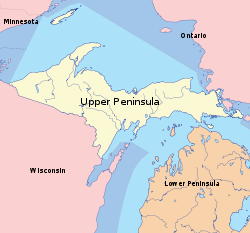 Picture of Upper Peninsula of Michigan