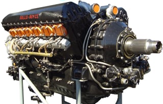 Picture of V12 engine
