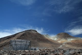 Picture of Atacama Cosmology Telescope