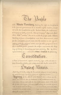 Picture of Constitution of Illinois