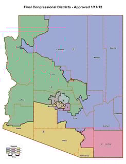 Picture of Arizona's 1st congressional district
