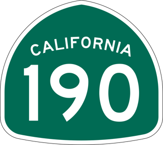 Picture of California State Route 190