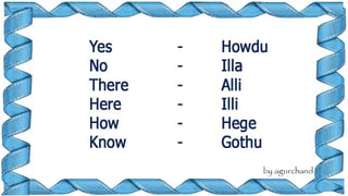 Picture of Kannada