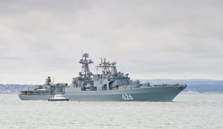Picture of Russian destroyer Vice-Admiral Kulakov