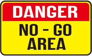 Picture of No-go area