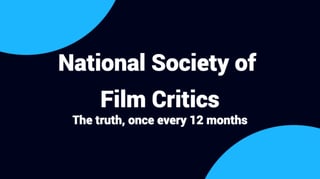 Picture of National Society of Film Critics