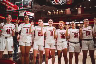 Picture of Texas Tech Lady Raiders women's basketball