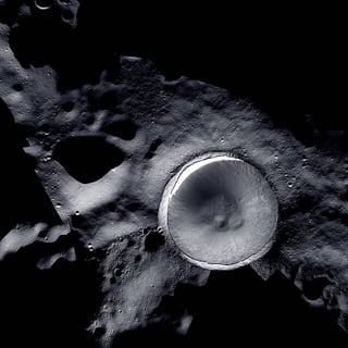 Picture of Lunar south pole