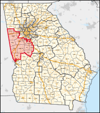 Picture of Georgia's 3rd congressional district