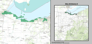 Picture of Ohio's 9th congressional district
