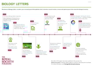 Picture of Biology Letters
