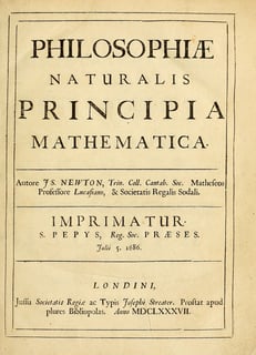 Picture of Philosophiæ Naturalis Principia Mathematica