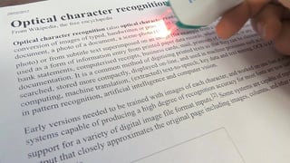 Picture of Optical character recognition
